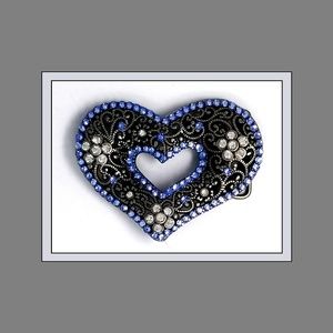 Swarovski Crystal Interchangeable Belt Buckle